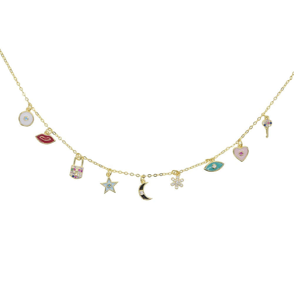 Blossom Charm Necklace — Madison Horne